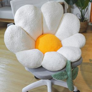 Flower Backrest Sofa Pillow Waist Cushion