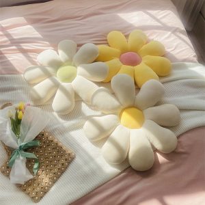 Stuffed Six Petal Cushion Sunflower